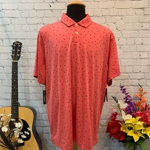 Nike Dri-Fit Vapor Floral Print Golf Polo Shirt